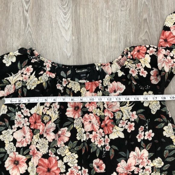 BILLABONG Floral Top Size Small - Picture 5 of 6